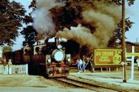 Ausfahrt eines Sonderzuges aus dem Bf&nbsp;Gernrode