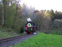 Scheinanfahrt vor dem Bf Sternhaus&nbsp;Ramberg