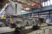 Rahmen und F&uuml;hrerhausr&uuml;ckwand vom "Fiffi" (Lok 99&nbsp;6102), der sich seit Mai&nbsp;2008 zur Hauptuntersuchung im Dampflokwerk Meiningen befindet