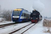 &hellip; beide Z&uuml;ge noch auf gleicher H&ouml;he.