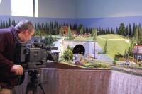 Eine Szene am Tunnel wird aufgezeichnet.