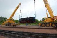 Lok 99&nbsp;7247 schwebt �ber dem Gleis. (5)