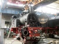 Lok&nbsp;99&thinsp;6101 der HSB mit neuem Dampfzylinder an der rechten Seite