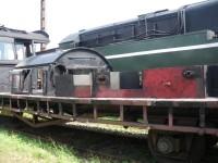 F&uuml;hrerhaus und Wasserk&auml;sten von Lok 99&thinsp;6001 der HSB