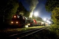 Im Bf Friedrichsh&ouml;he muss der Sonderzug des FKS auf die Kreuzung mit Zug Nto 8919 warten.