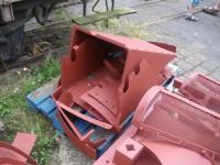 mit Rostschutzfarbe gestrichene Einzelteile von Lok&nbsp;99&nbsp;6102 (1)