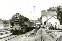 Rauchkammeransicht von Lok 99&nbsp;1027 nach dem Umsetzen vor einem Sonderzug auf der R�belandbahn am 02.07.1983
