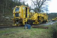 Gleisstopfmaschine im Einsatz 12,42/93,32&nbsp;KB